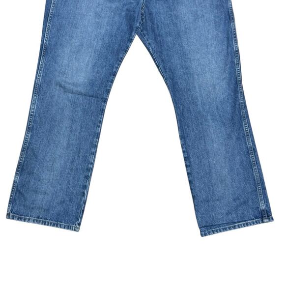 FRAME Women’s High Rise Straight Leg Denim Jeans Size 33 Luna Blue - Picture 3 of 8